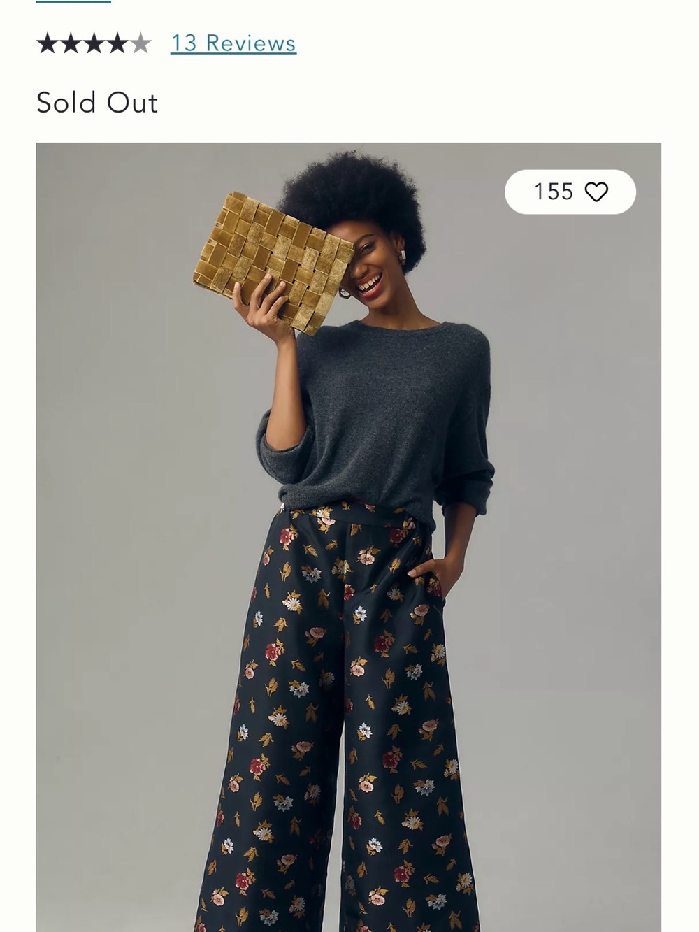 Floral Wide-Leg Pants - Maeve/anthropologie